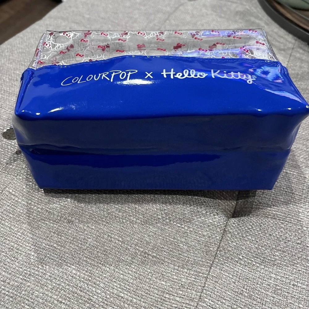 Hello Kitty x Color Pop Blue and Red Makeup Bag -‎ Cosmetic